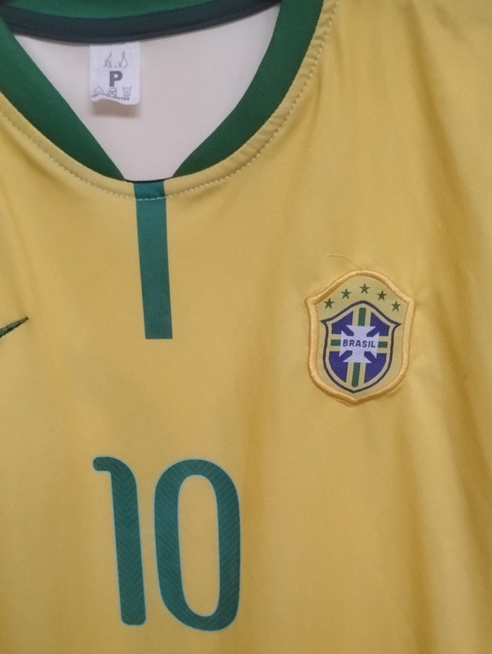 NWOT Brazil National Team #10 Soccer Jersey - Yellow & Green